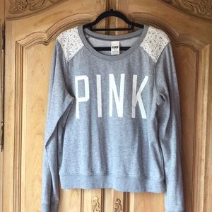 Victoria’s Secret PINK Gray Crewneck
